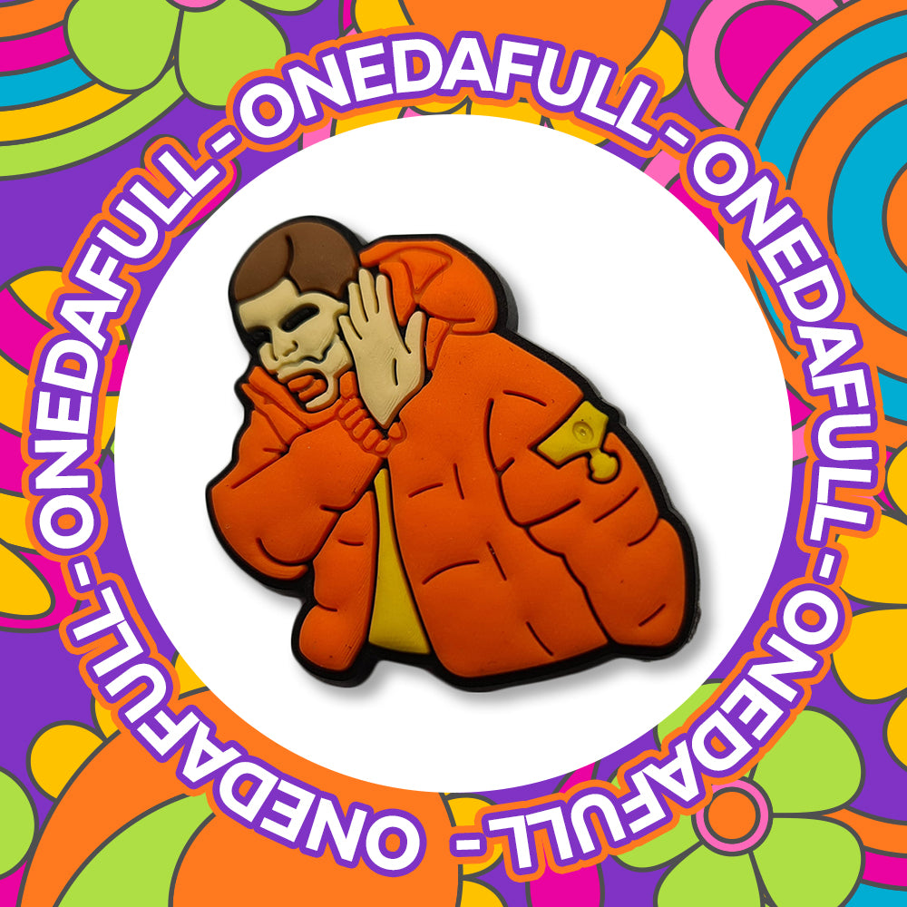 RAPPER - Charms For Crocs / Shoes - PVC - Drake Hot Line Bling - MEME - MUSIC