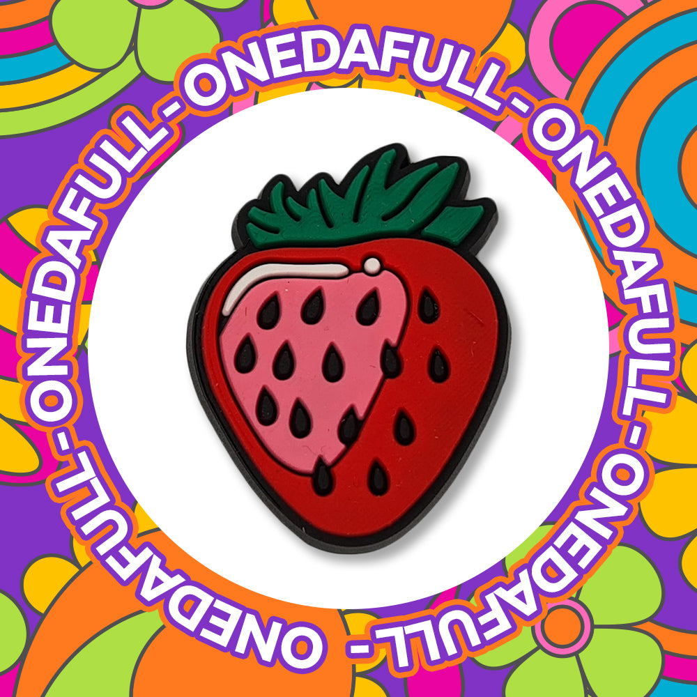 Cute Strawberry Fruit Clog Charm