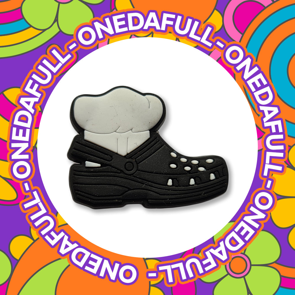 COOKING - Chefs Hat In A Croc - BBQ Charm To Fit Crocs/Clogs- PVC - Funny