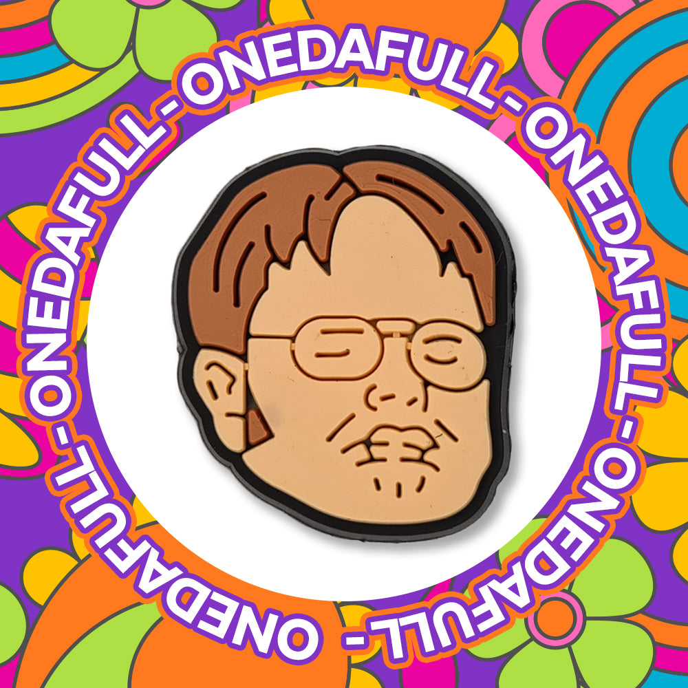 Dwight Schrute Face Office Clog Charm To Fit Crocs
