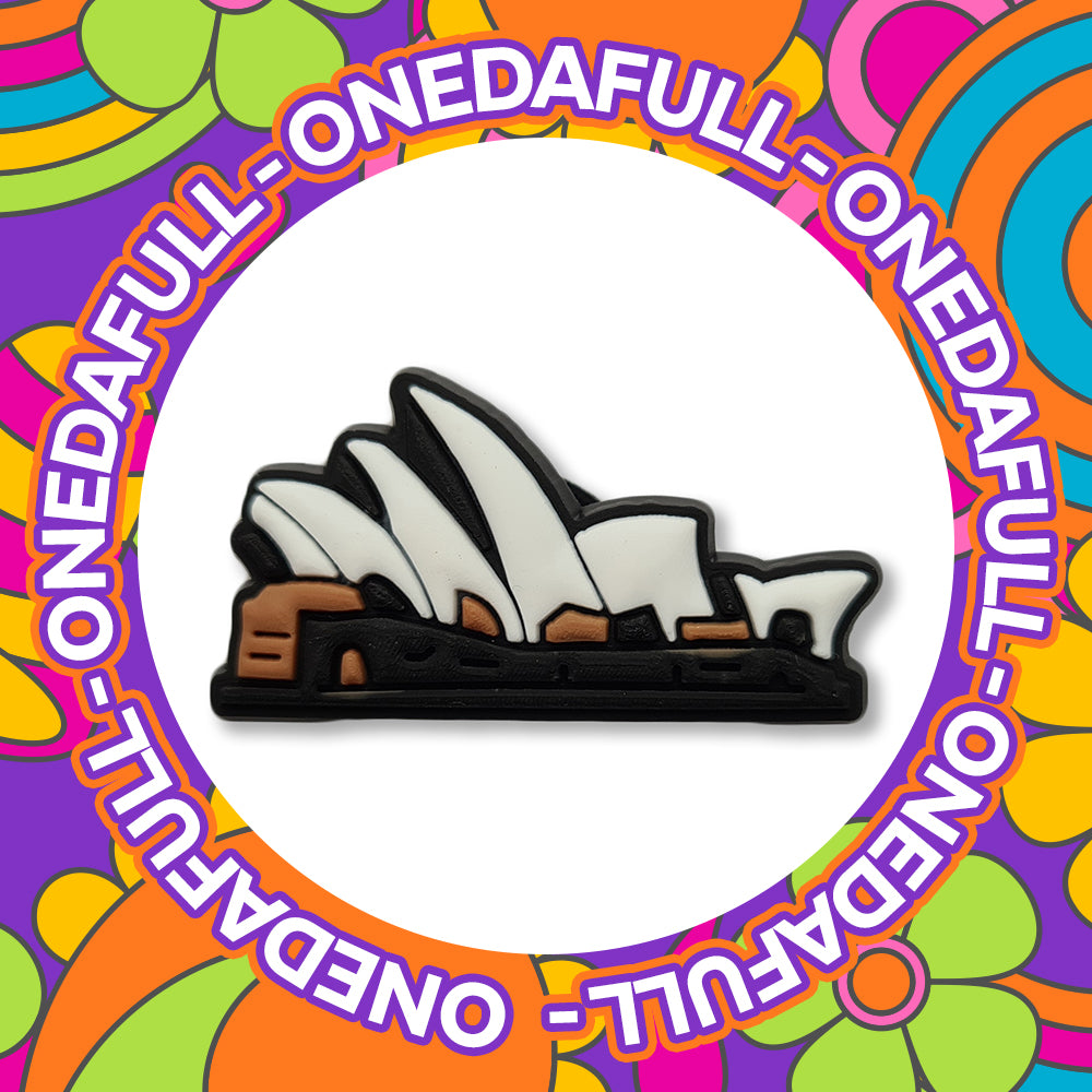 Sydney Opera House Charm To Fit Crocs/Clogs - PVC - Land Mark - 3D - Australia