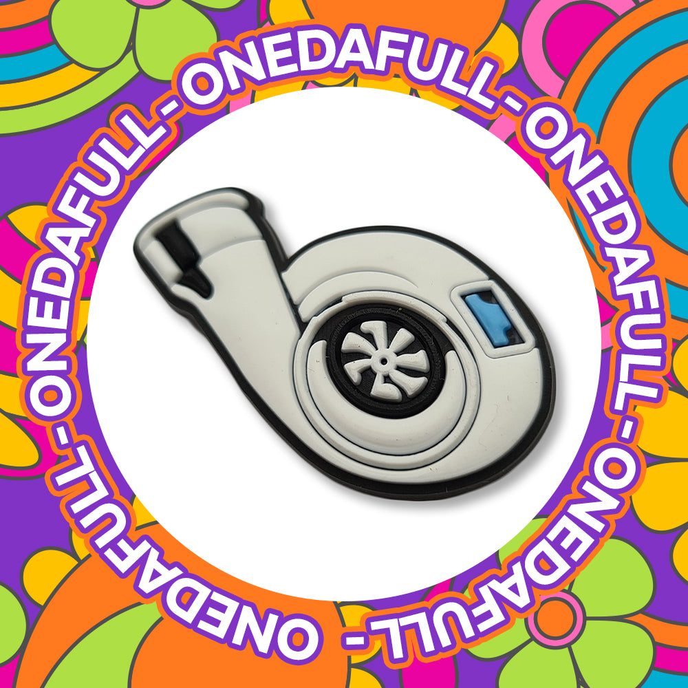 JDM - Car Drift - Charm To Fit Crocs/Clogs - PVC - Huge Turbo - 3D - Cruise