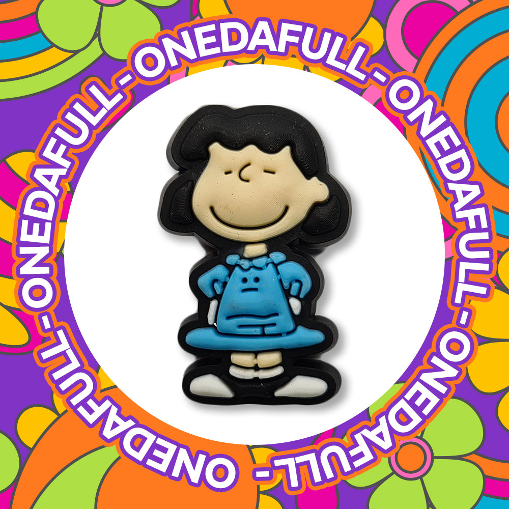 CARTOON - Peanuts Lucy Van Pelt - Charms For Crocs / Shoes - PVC - CUTE - 3D