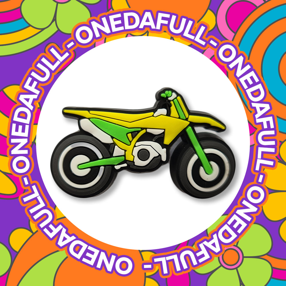 Super Cute Off Road Bike Dirt Scrambler Charm To Fit Crocs/Clogs