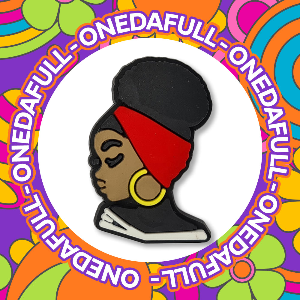 Black Queen Croc Charm