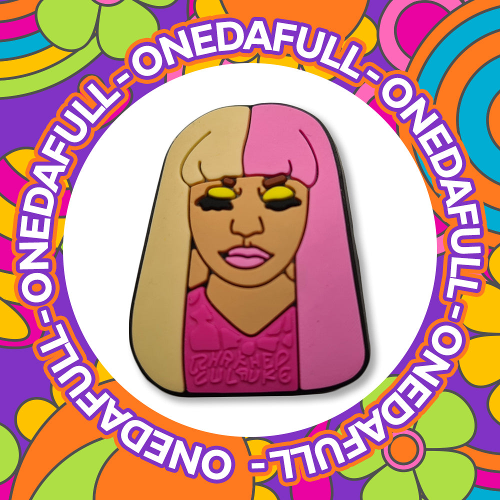 RAPPER - Charms For Crocs / Shoes - PVC - Nicki Minaj - MEME - MUSIC Super Bass