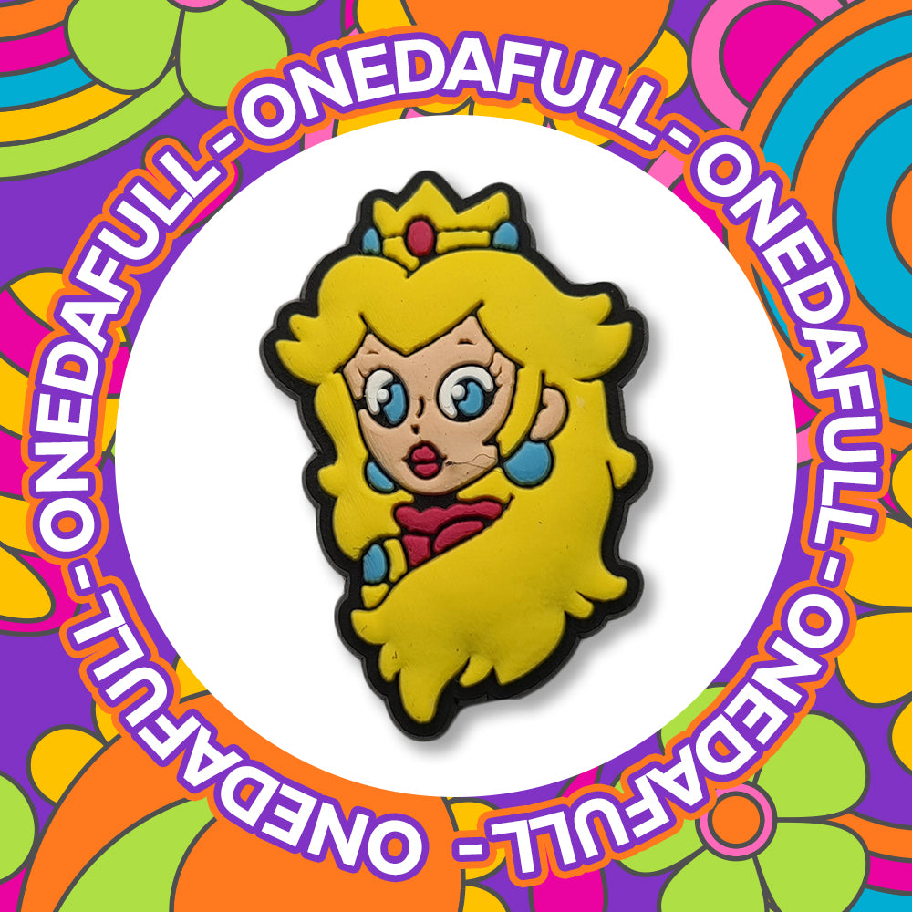 Super Cute Princess Peach - Charms Crocs / Shoes - PVC - Gaming