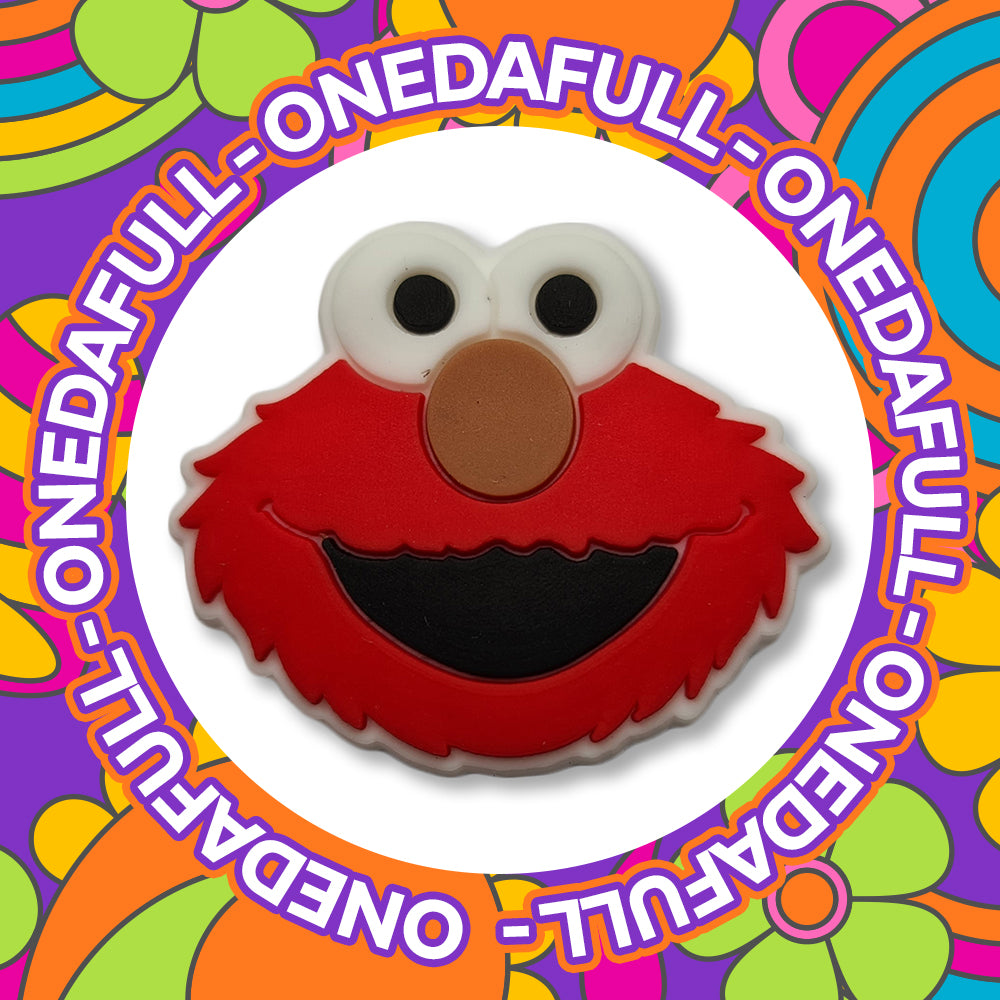 SUPER CUTE Elmo Face - Charms For Crocs / Shoes - Funny - Sesame Street