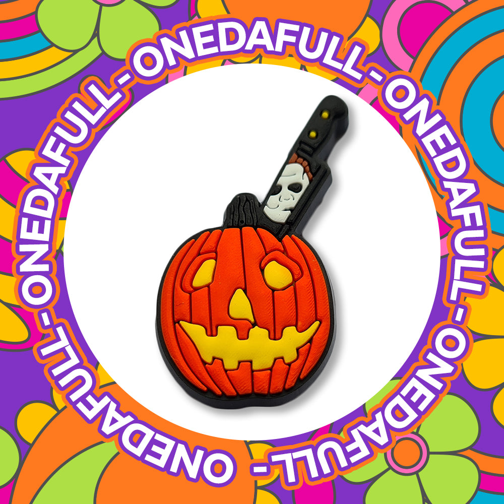 Michael Myers Halloween Knife Pumpkin Horror Charm To Fit Crocs