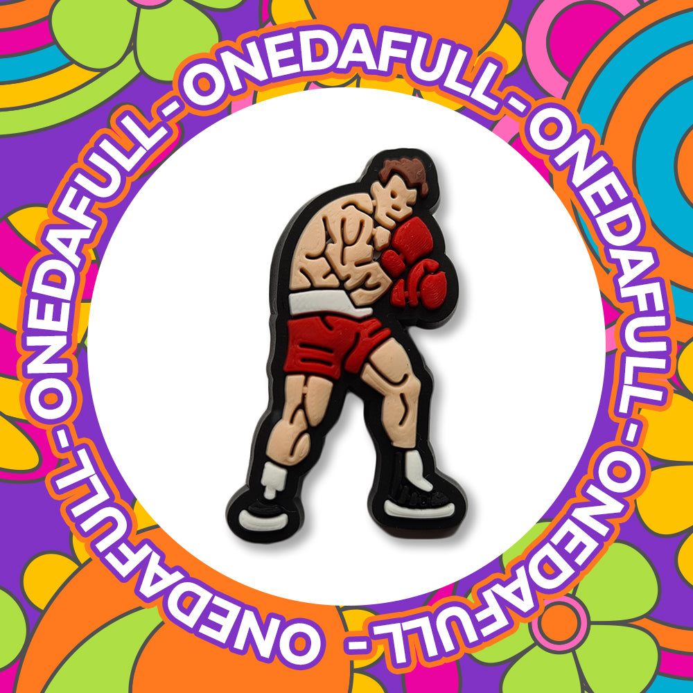 Super Cute Boxer Boxing Fighter Fighting Man Charm To Fit Crocs/Clogs