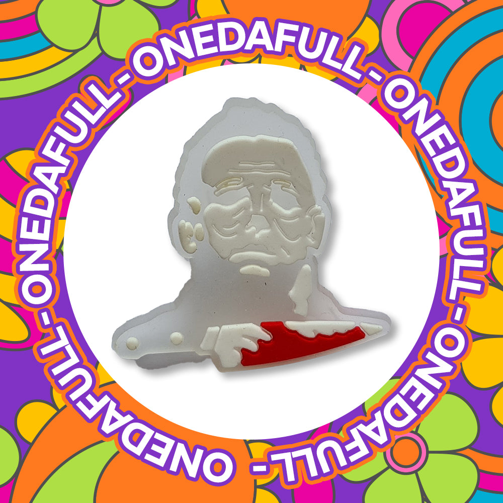 Glow In The Dark Michael Myers Halloween Charm To Fit Croc