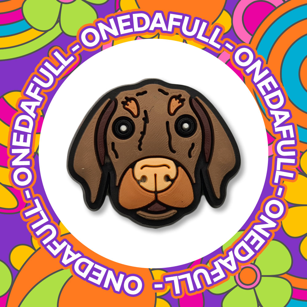 Vizsla Puppy Croc Charm