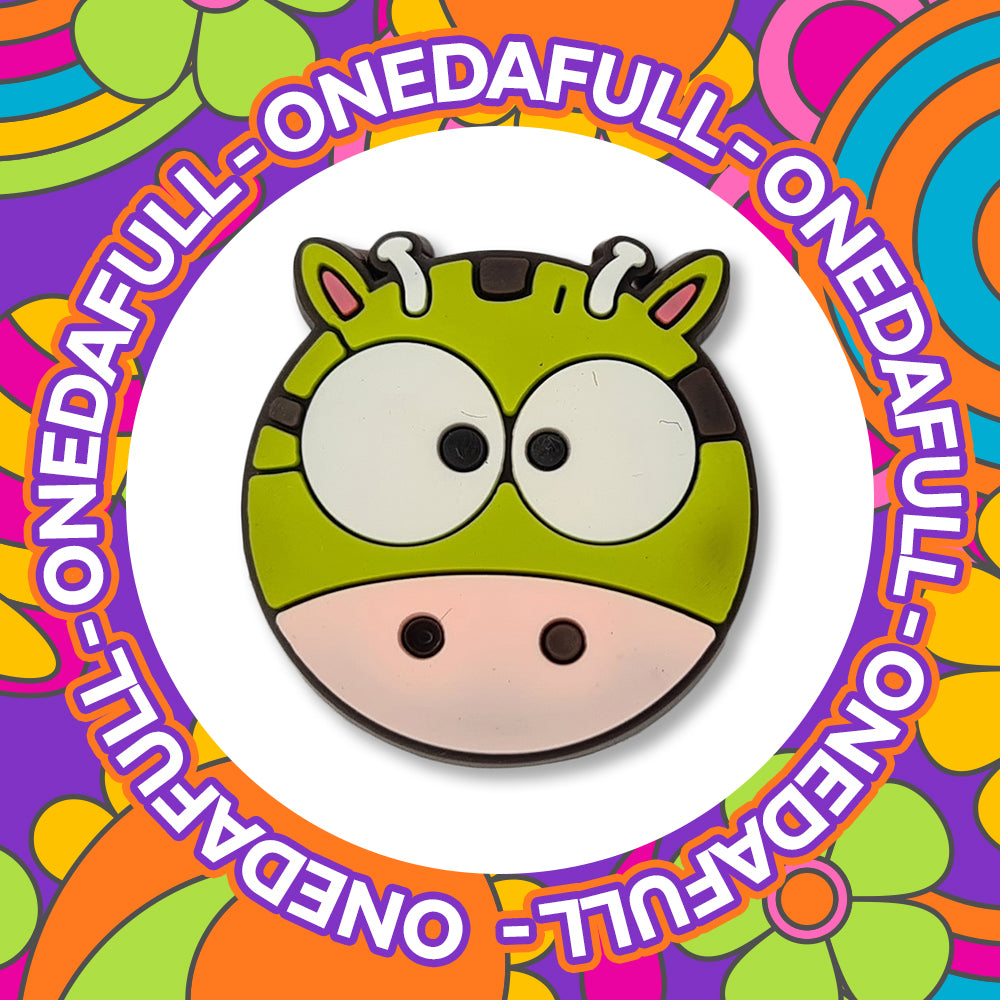 SUPER CUTE Baby Green Zebra Charm To Fit Crocs/Clogs