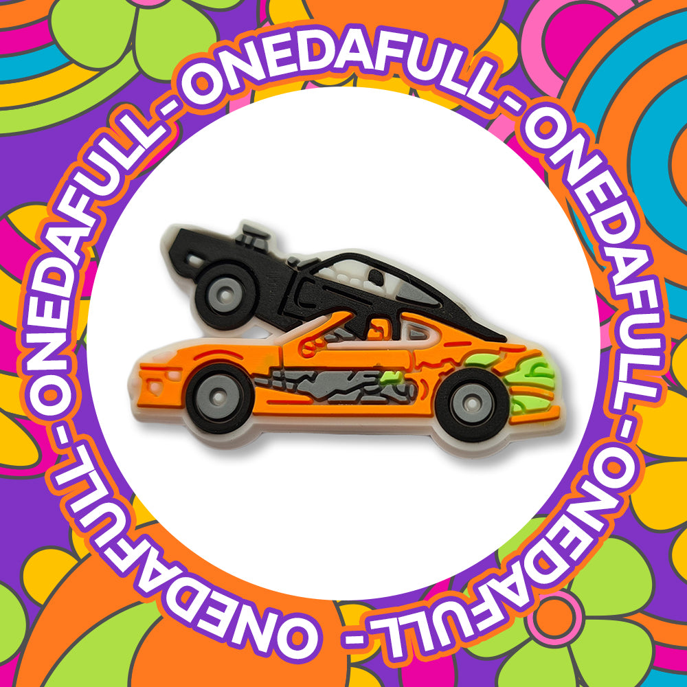 Fast And Furious Dom Brian Charger Supra - Charms For Crocs / Shoes - Racing