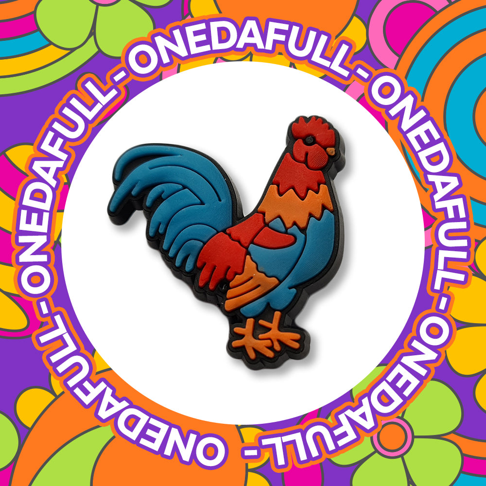 SUPER CUTE Cockerel - Chicken - Farm Charm To Fit Crocs/Clogs - Animal Bird