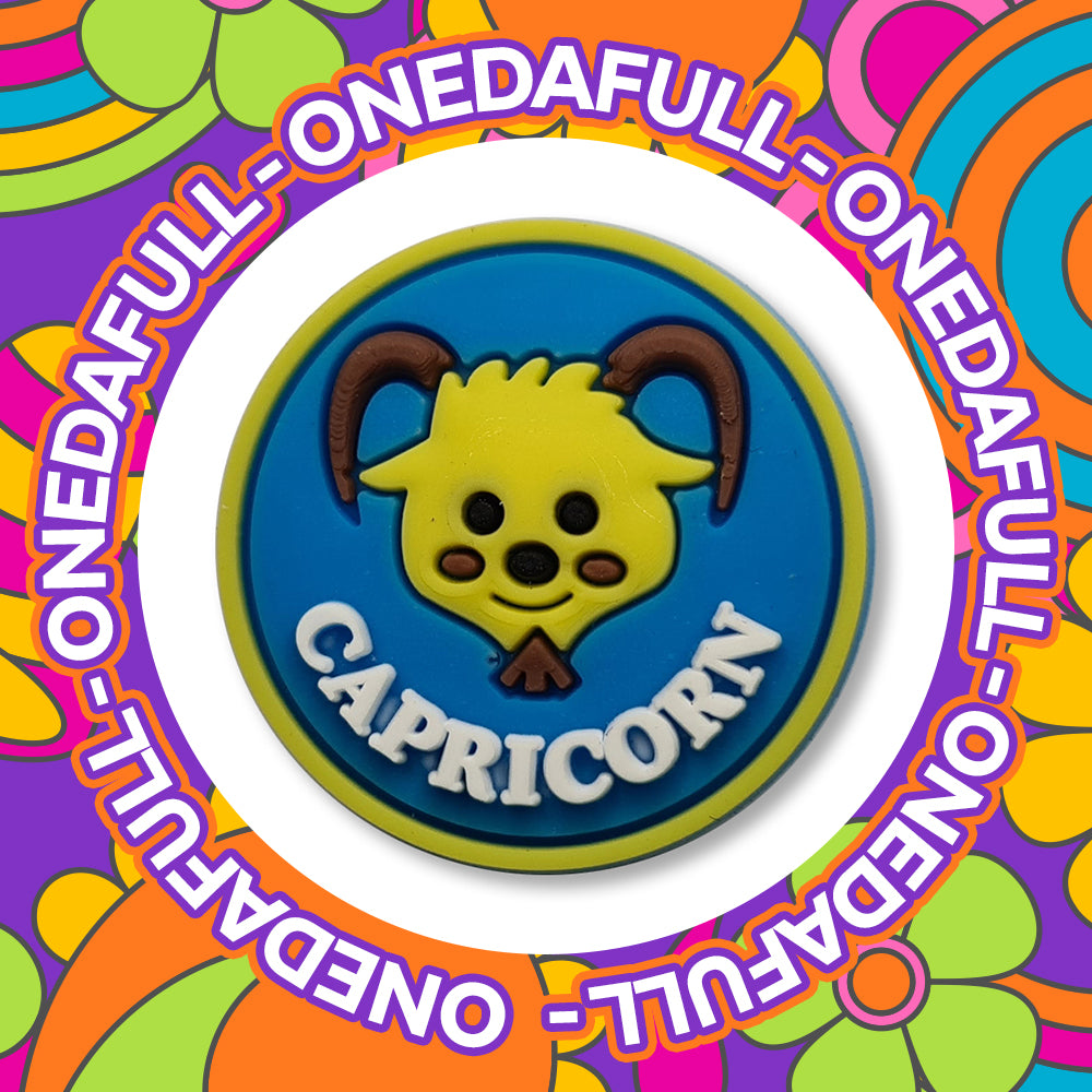 Super Cute Capricorn Charm To Fit Crocs/Clogs - PVC - 3D - Star Sign Horoscope