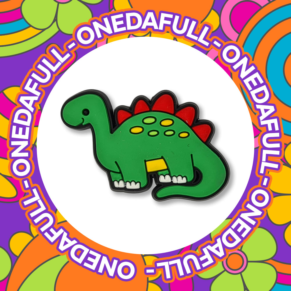 Baby Green Dinosaur Clog Charm