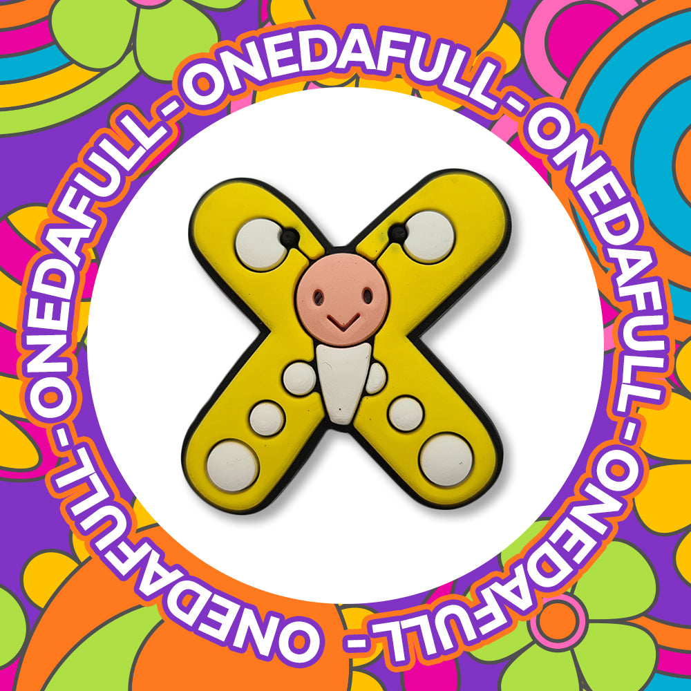 Super Cute Animal Letter X - Alphabet Charm To Fit Crocs/Clogs -Funny- Letters