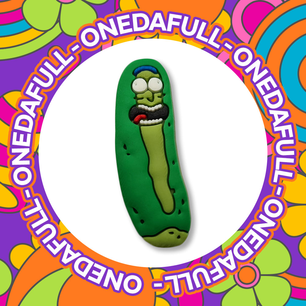 CARTOON - Charms For Crocs / Shoes - PVC - Rick & Morty - Pickle - CUTE - 3D