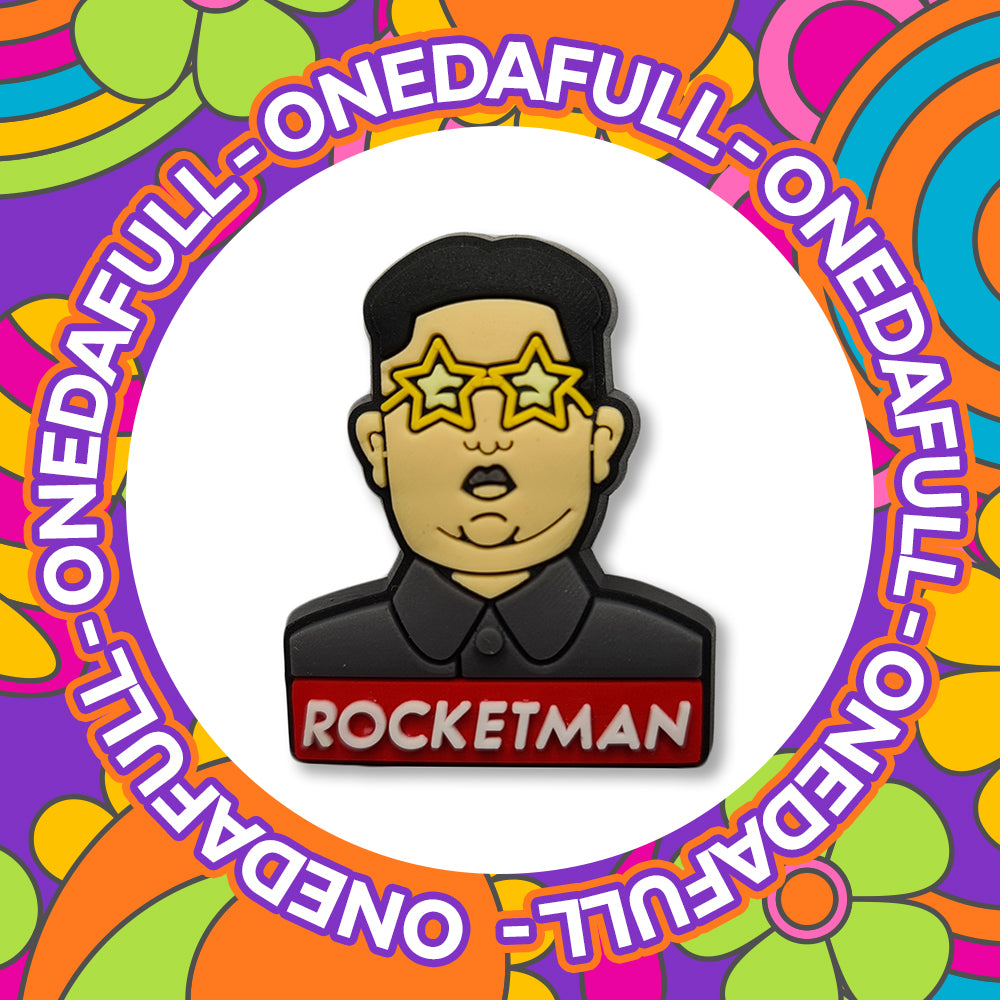 Super Funny Dictator Kim Jong-Un - Rocket Man - Charms For Crocs / Shoes - MEME