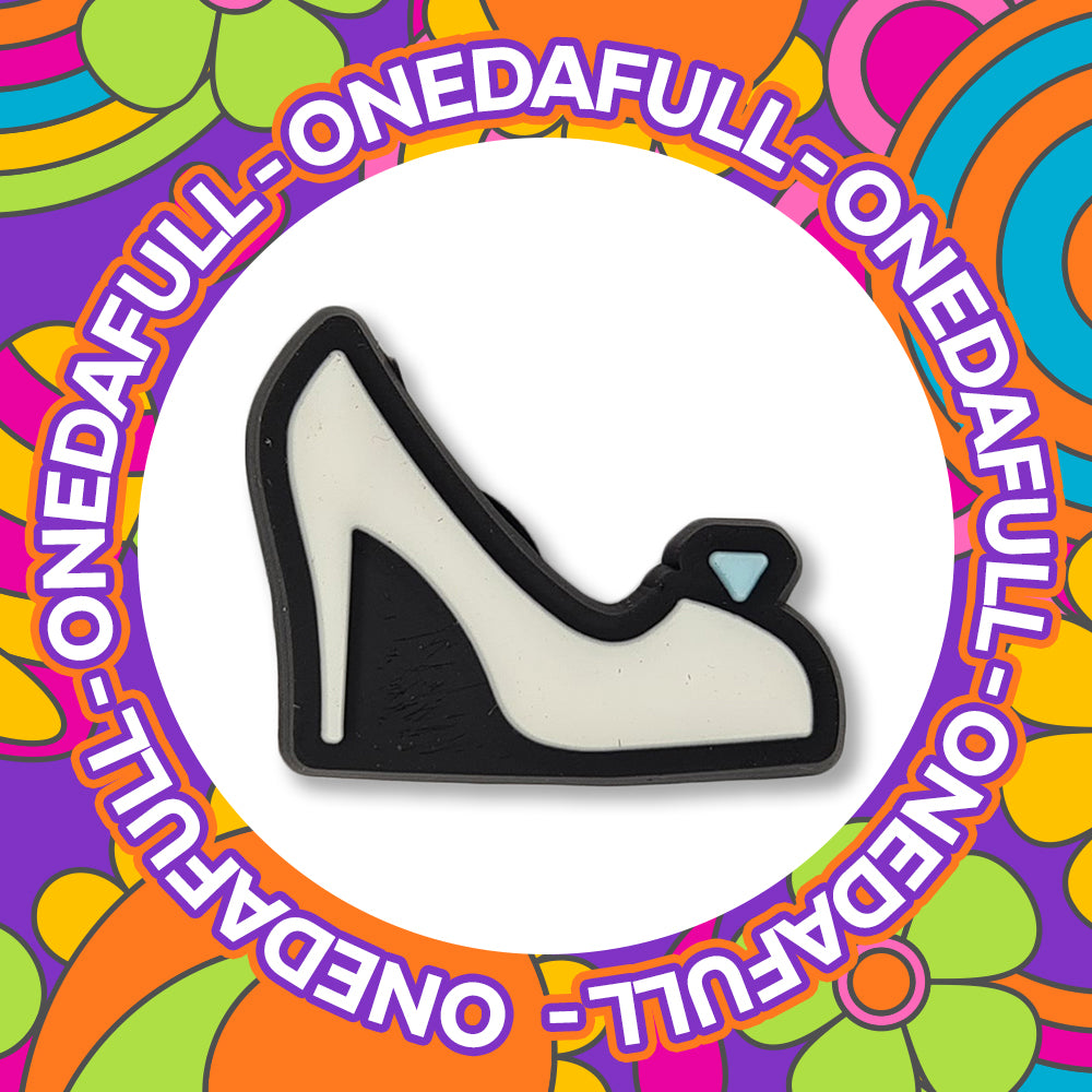 Bride Shoe Croc Charm: Wedding Clog Decoration