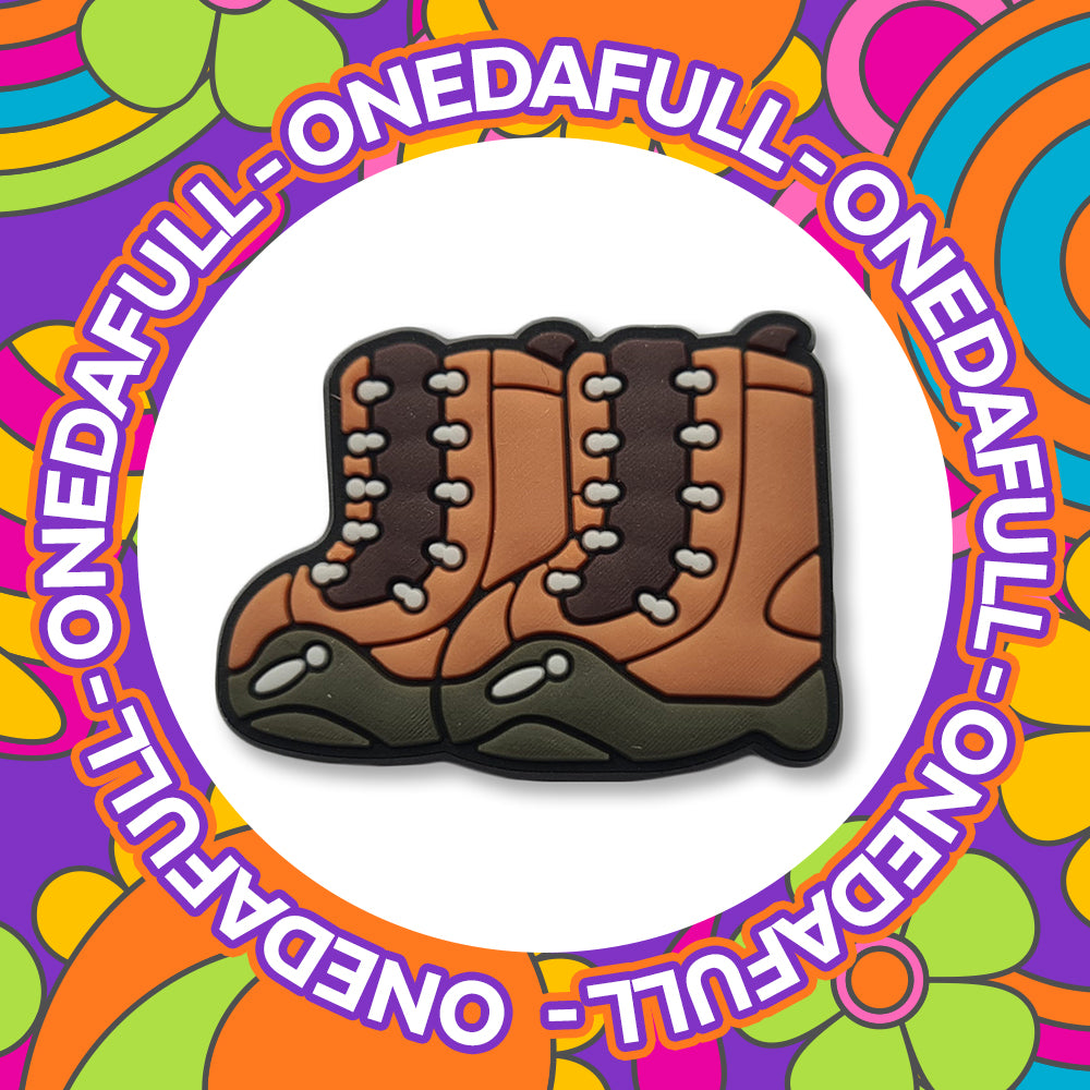 Chunky Hiking Boot Croc Charm