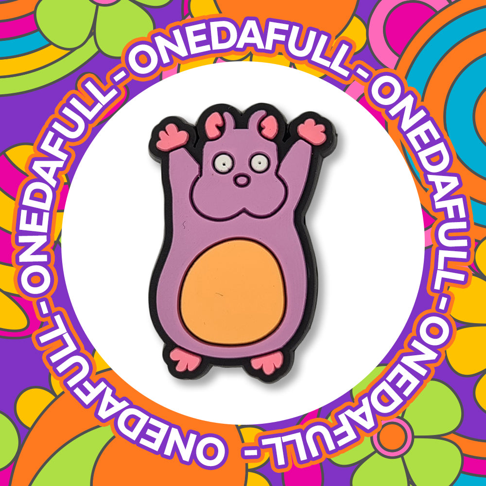 Funny Chunky Busted Hippo Hippopotamus Clog Charm