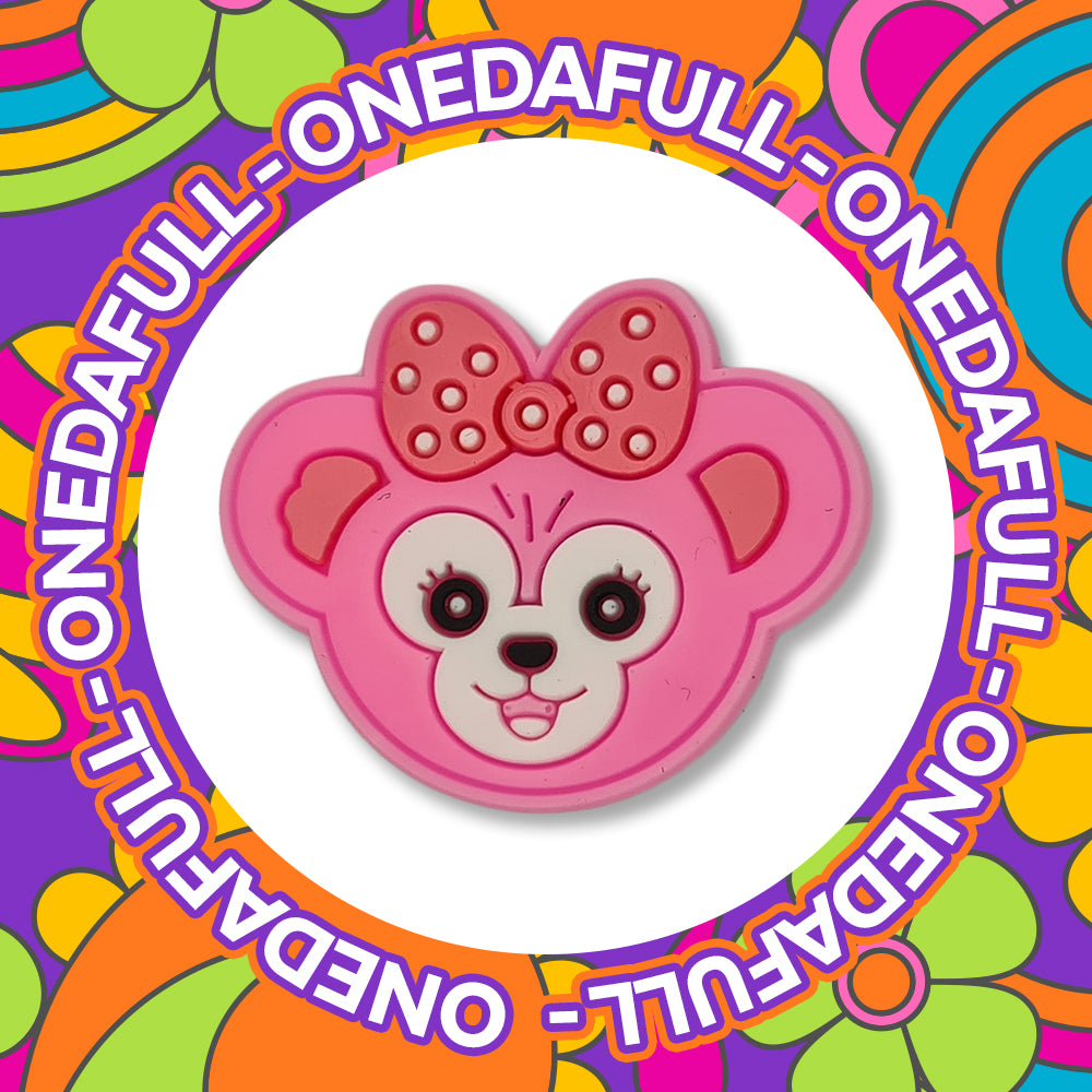 SUPER CUTE Baby Pink Bear Charm To Fit Crocs/Clogs