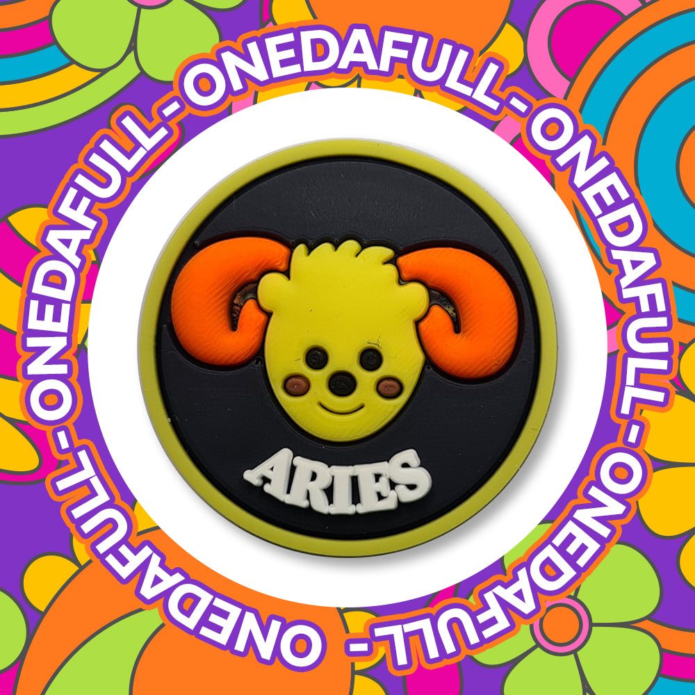 Super Cute Aries Charm To Fit Crocs/Clogs - PVC - 3D - Star Sign Horoscope