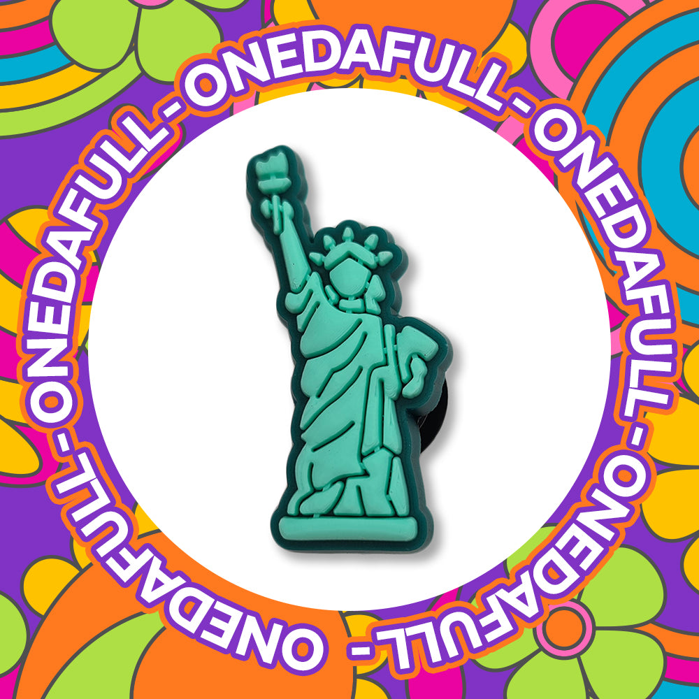 Statue Of Liberty Croc Charm - USA Travel