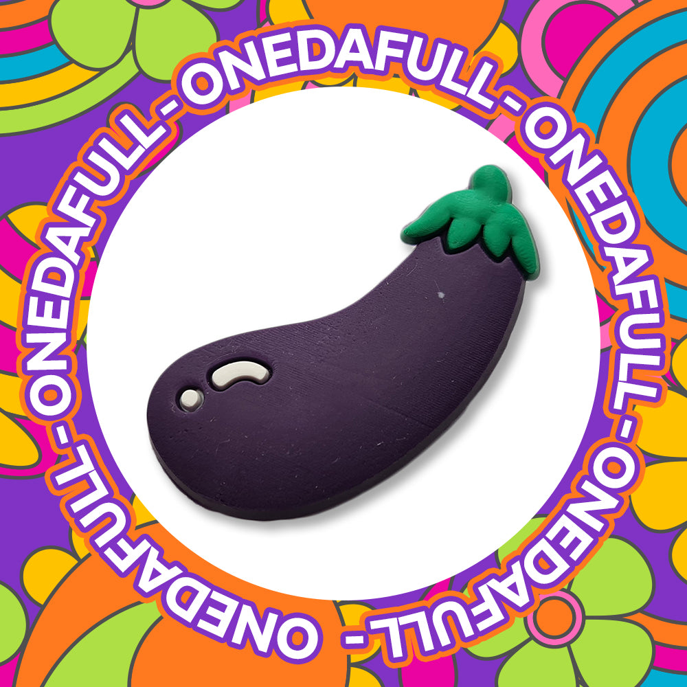 Hot Sexy Aubergine Emoji Charm To Fit Crocs/Clogs