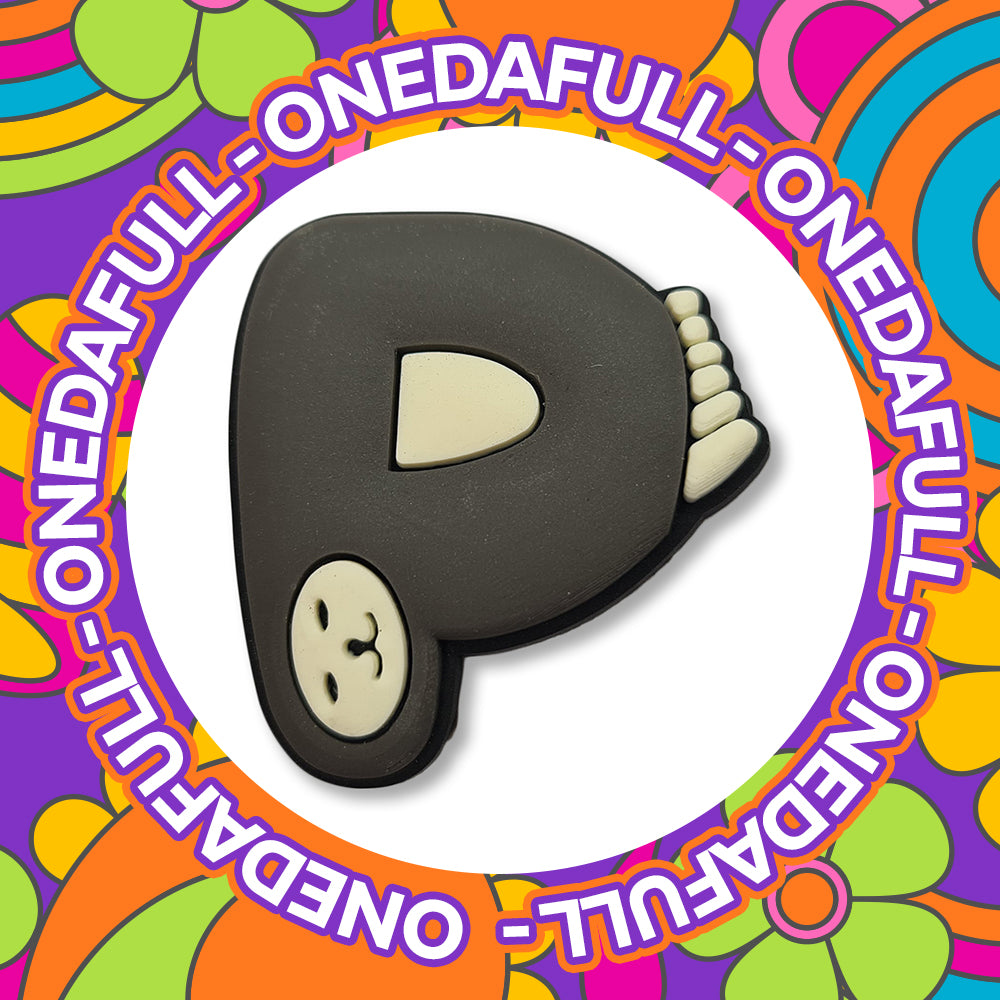 Super Cute Animal Letter P - Alphabet Charm To Fit Crocs/Clogs - Funny - Letters