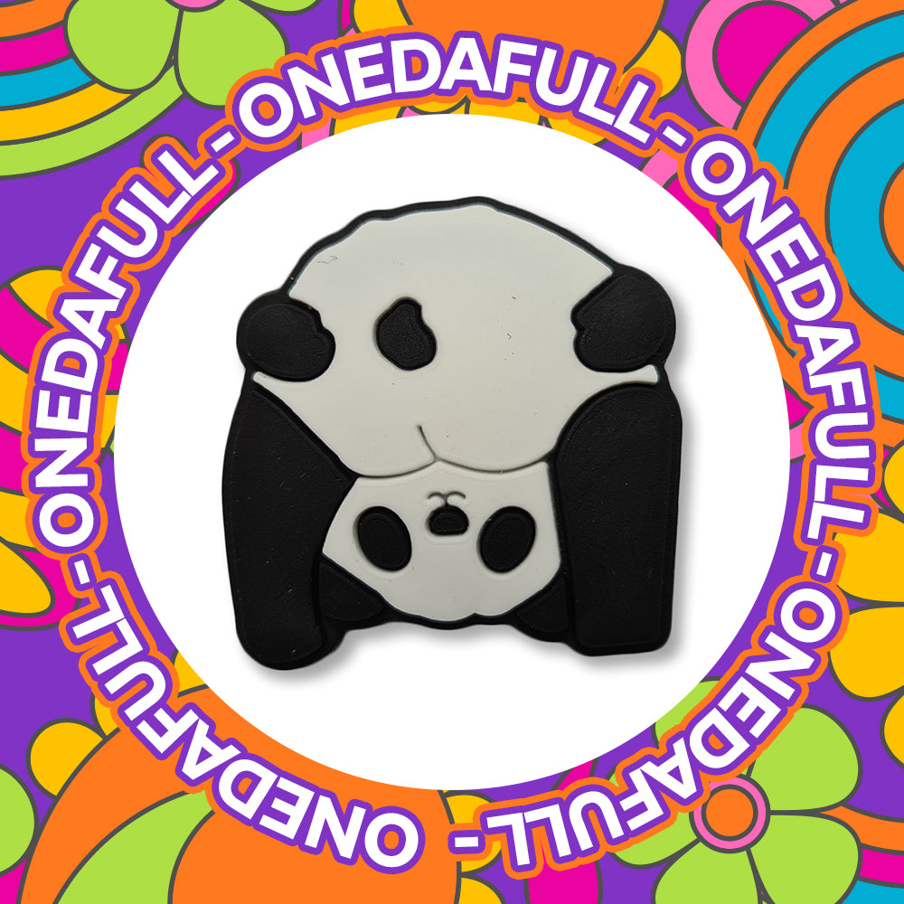 Cheeky Mooning Panda Croc Charm