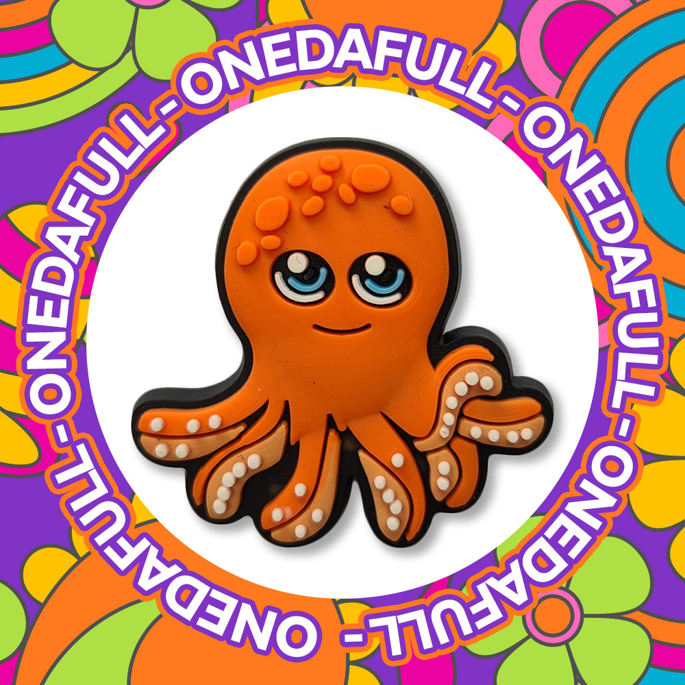 Super Cute Chunky Baby Octopus Charm To Fit Crocs/Clogs - Pretty - Sea Life