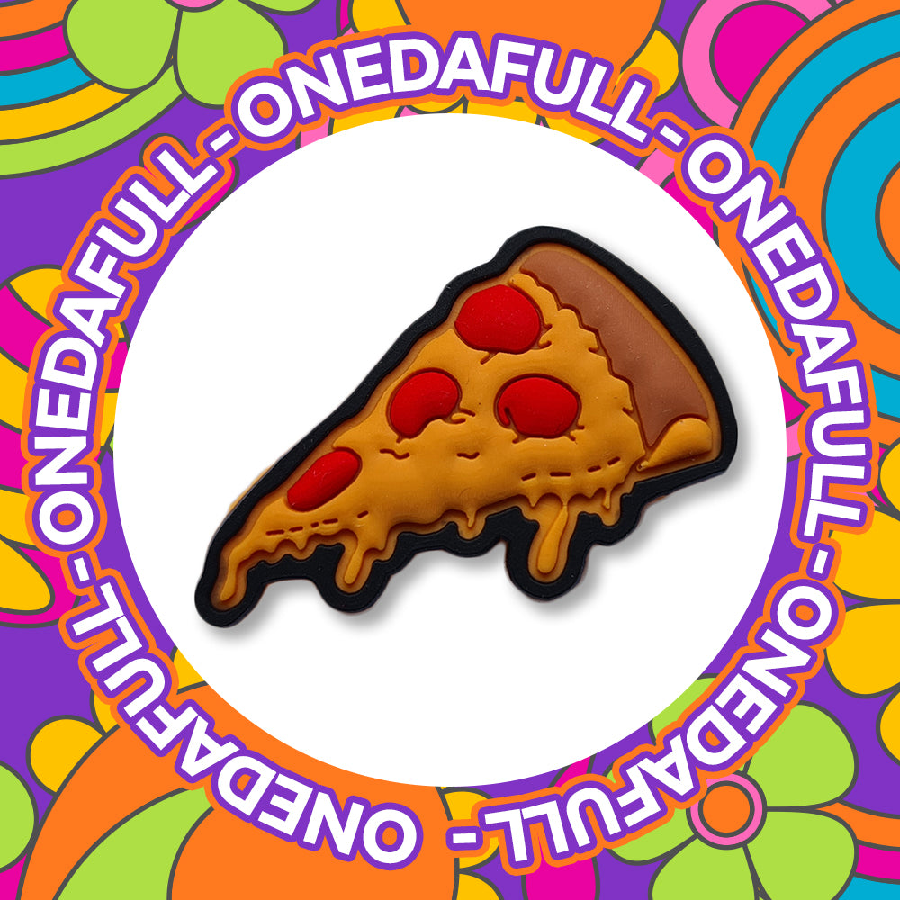 Dripping Piece Of Pepperoni Pizza Food Takeaway Charm To Fit Crocs