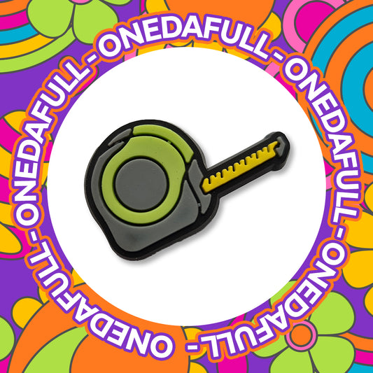 SUPER CUTE Tape Measure Tools Job Work Charm To Fit Crocs/Clogs - DIY