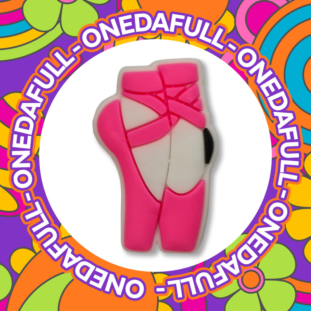 Super Cute Ballet Dancer Feet Charm To Fit Crocs/Clogs - PVC - 3D - Pretty