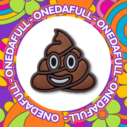 Smiling Poo Turd Emoji Charm To Fit Crocs
