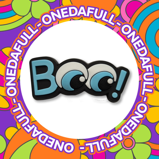 Super Cute BOO EYES Badge - Funny - Meme Charm To Fit Crocs/Clogs