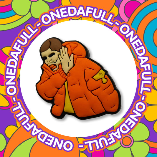 RAPPER - Charms For Crocs / Shoes - PVC - Drake Hot Line Bling - MEME - MUSIC