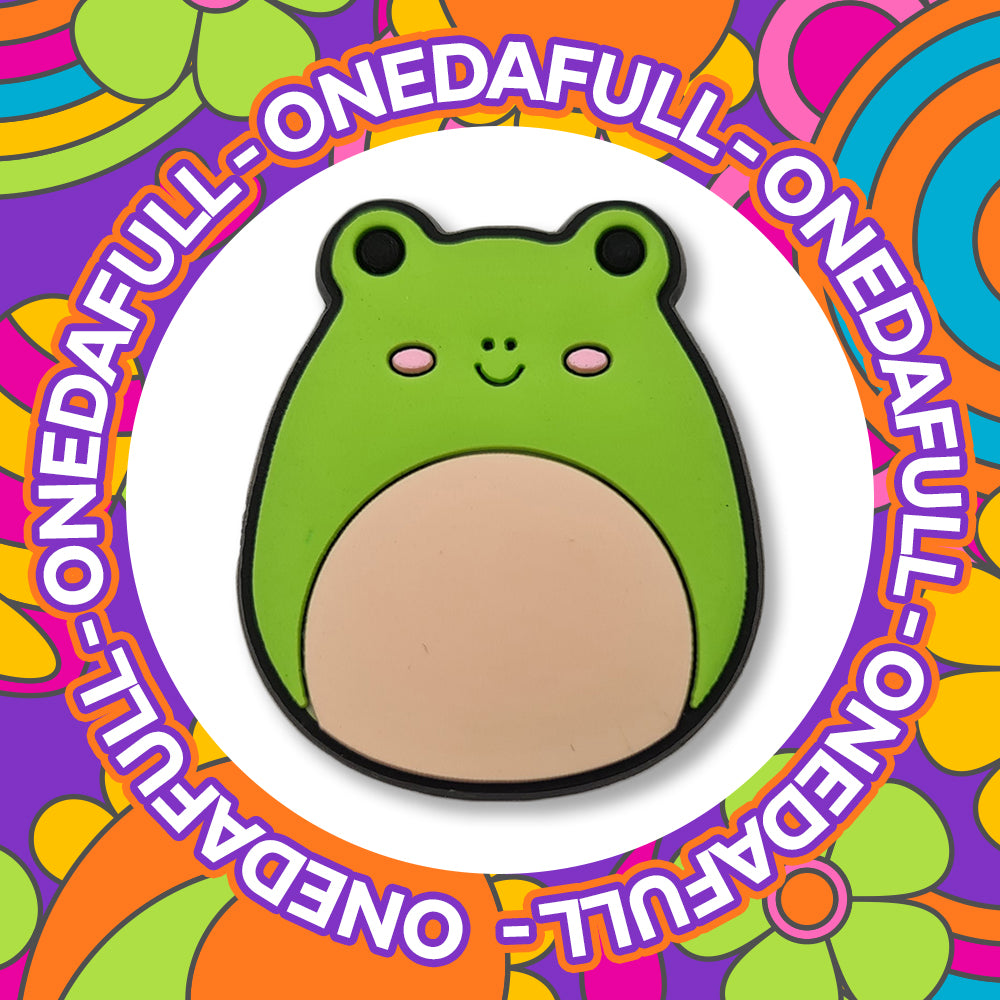 Super Cute Chunky Happy Frog Charm To Fit Crocs/Clogs - Animal Wild