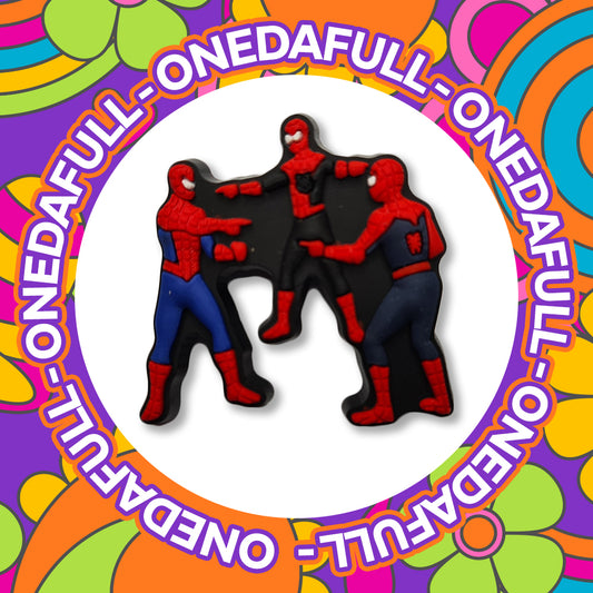 Spiderman Pointing At Each Other - Funny - Meme - Charms For Crocs / Shoes