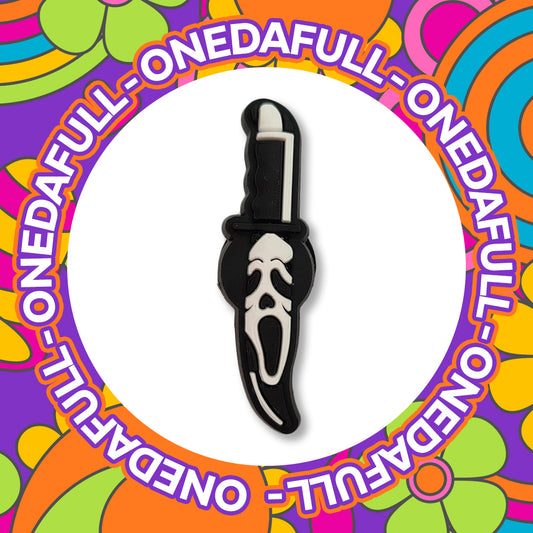 Scream Mask Knife - Funny - Meme - Charms For Crocs / Shoes - Horror - Film