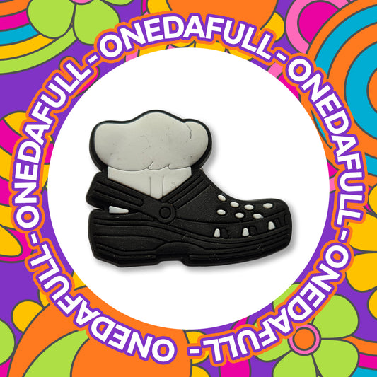 COOKING - Chefs Hat In A Croc - BBQ Charm To Fit Crocs/Clogs- PVC - Funny