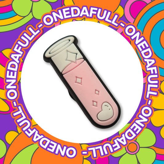 SUPER CUTE Chemistry Pink Potion Bottle Charm To Fit Crocs/Clogs - Science