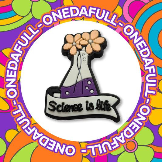 SUPER CUTE Chemistry Science Is Life Potion Bottle Charm To Fit Crocs/Clogs