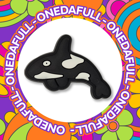 Chunky Killer Whale Orca Clog Charm