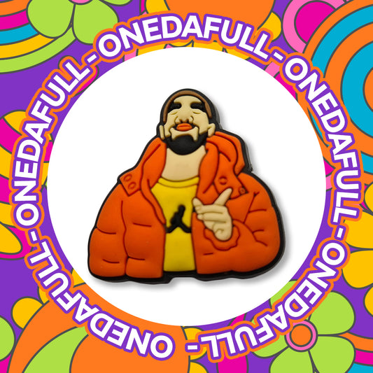 RAPPER - Charms For Crocs / Shoes - PVC - Drake Hot Line Bling - MEME - MUSIC