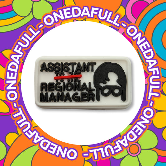 The Office - Dwight Schrute Name Badge - Charms For Crocs / Shoes - PVC - Film