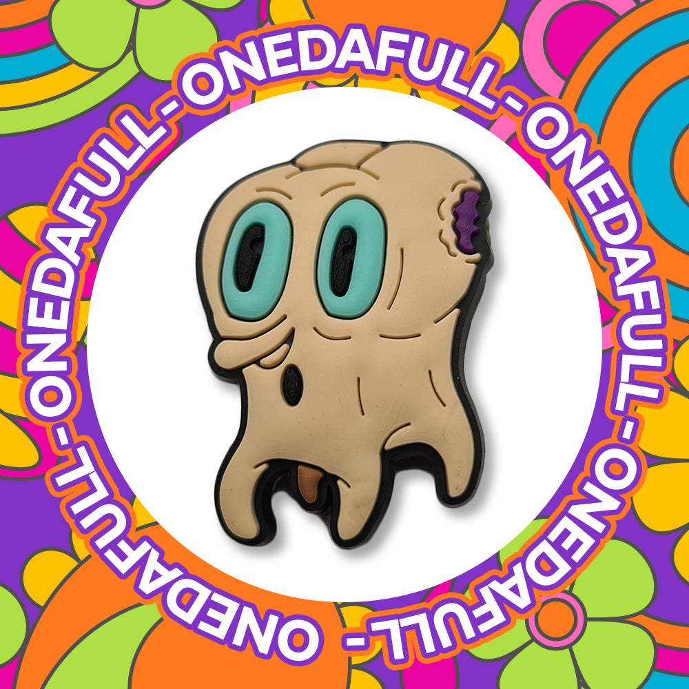 Weird Creepy Wide Eyed Rotting Tooth Charm To Fit Crocs/Clogs - 3D - Funny